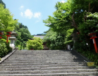仁王門前の石段
