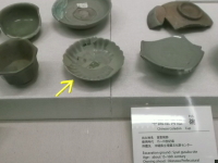 明朝緑釉皿